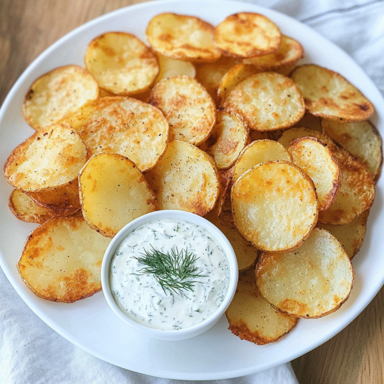 Air Fryer Sliced Potatoes