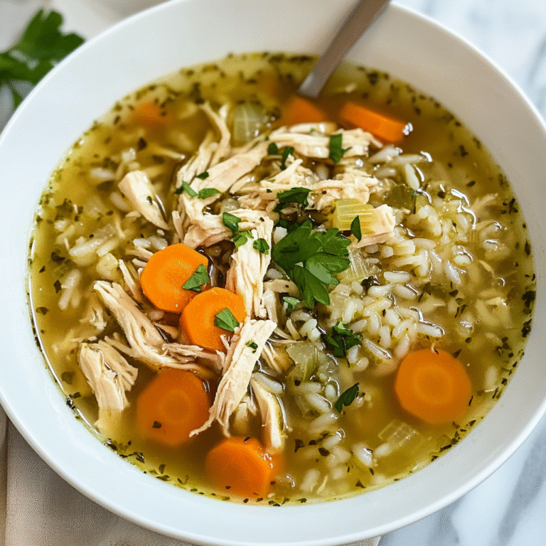 Chicken Rice Soup