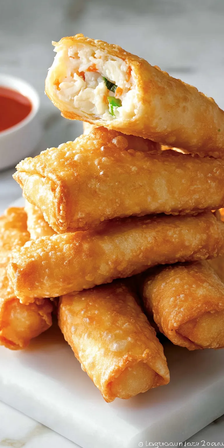 Crab Rangoon Egg Rolls