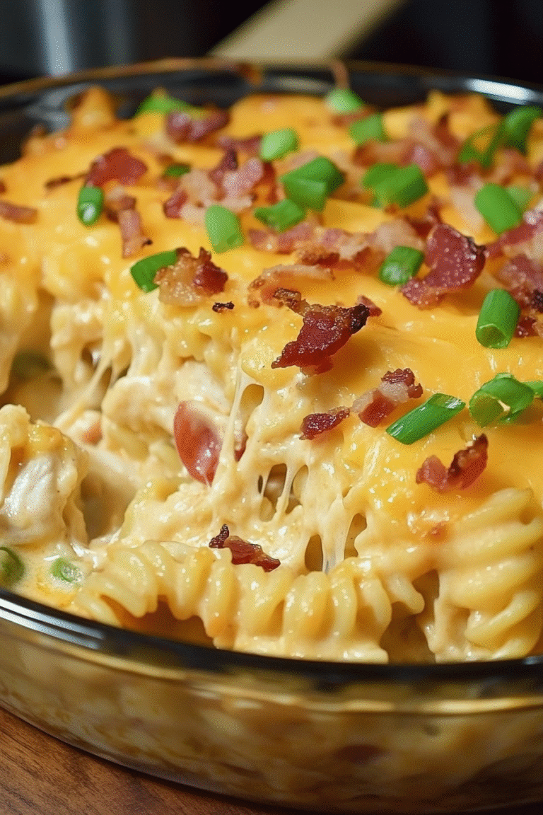 Crazy Good Chicken Pasta Casserole Recipe