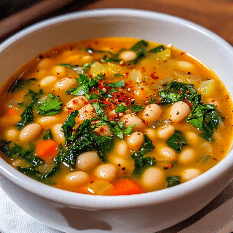 Creamy Tuscan White Bean Soup