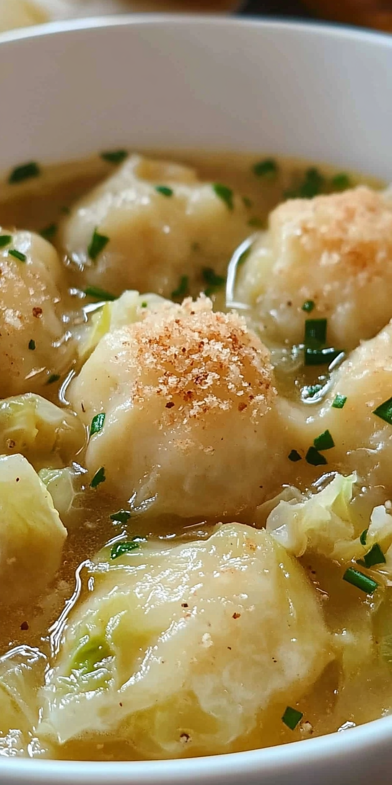 German Cabbage and Dumplings