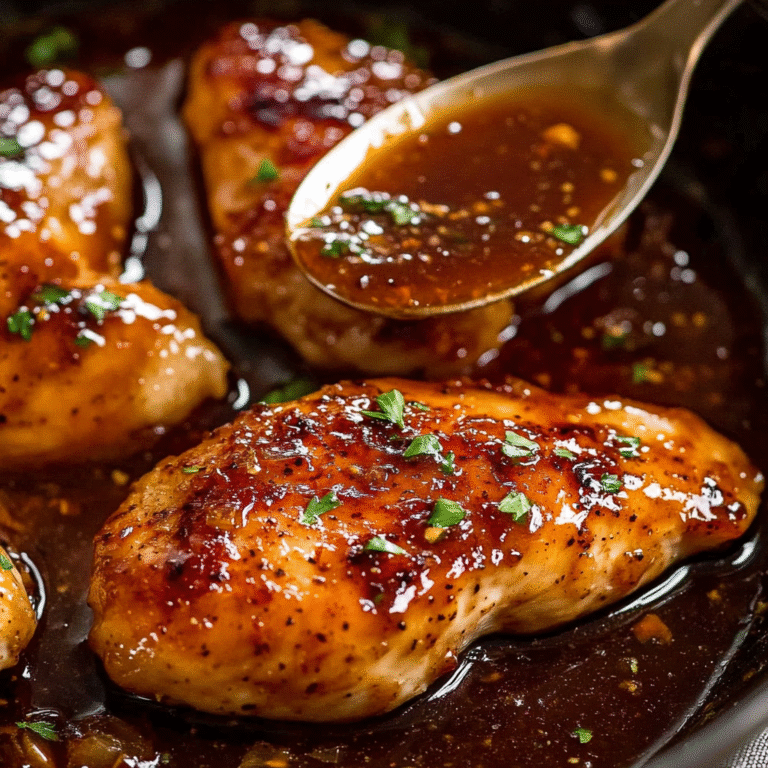 Honey Garlic Chicken Breasts