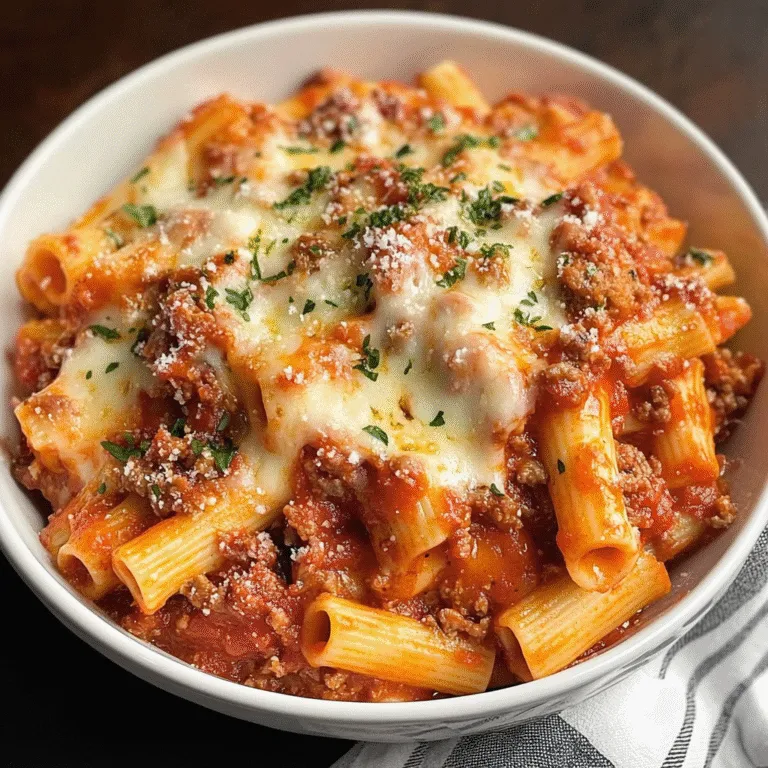 Slow Cooker Baked Ziti