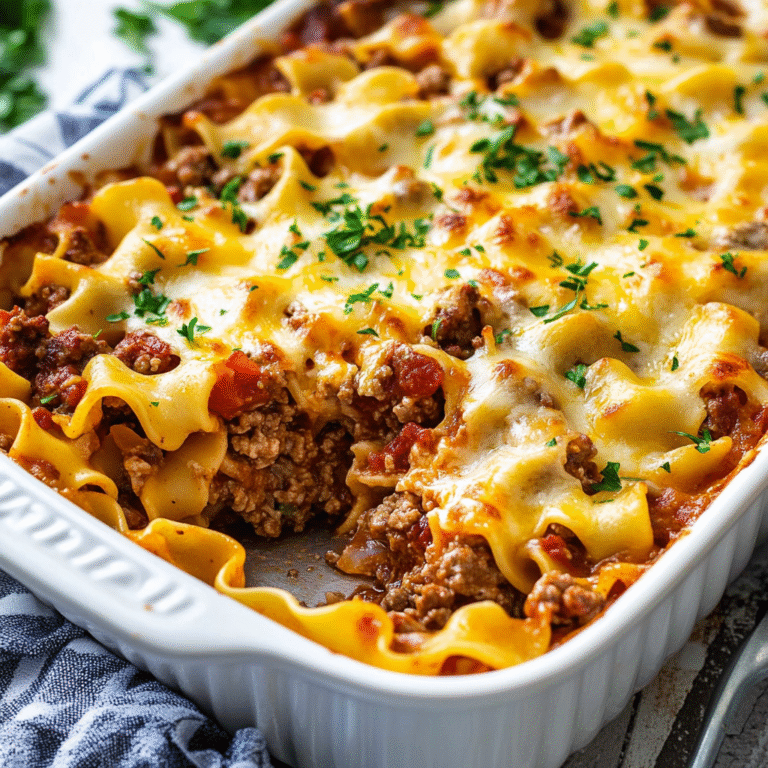 Sour Cream Beef Noodle Casserole