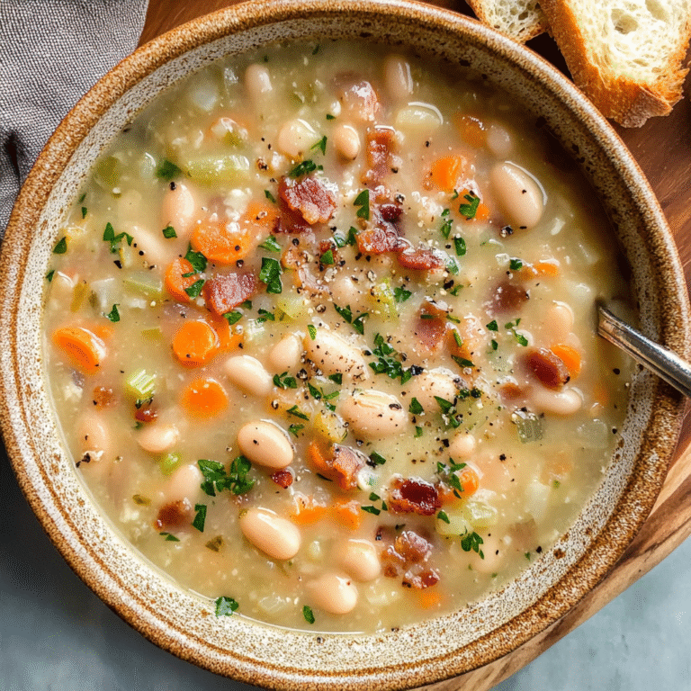 White Bean Soup with Bacon