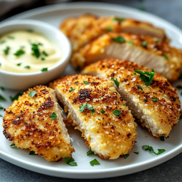 Air Fryer Parmesan Crusted Chicken