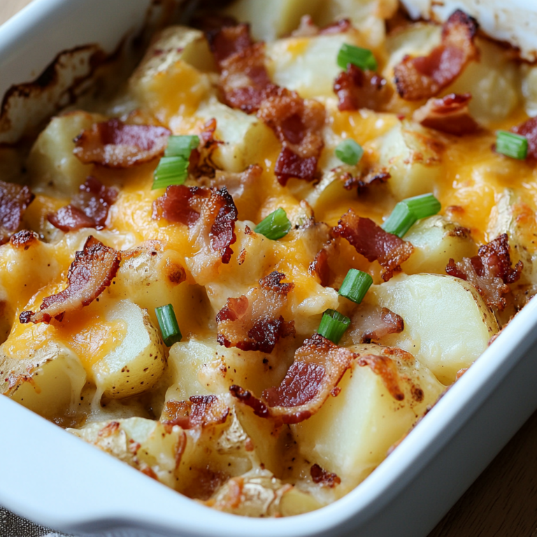 Cheesy Mississippi Mud Potatoes
