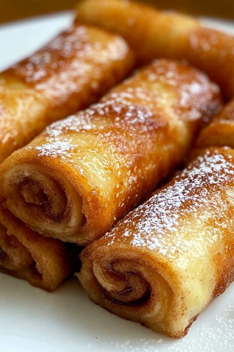 Cinnamon French Toast Roll Ups