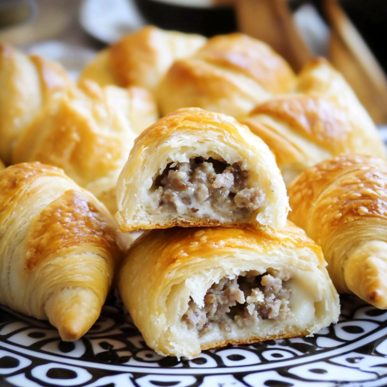 Sausage Cream Cheese Crescent Bake