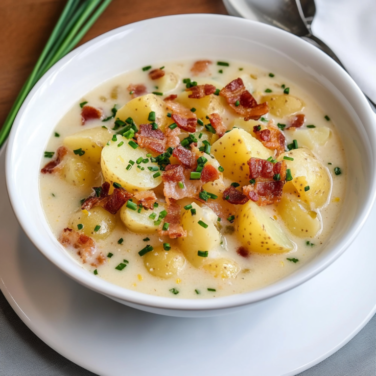 Slow Cooker Hearty Potato Bacon Chowder