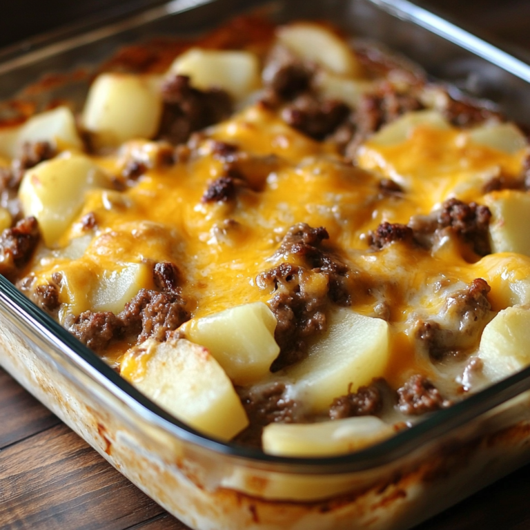Amish Hamburger Steak Bake