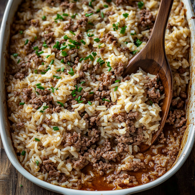 Hamburger & Rice Casserole