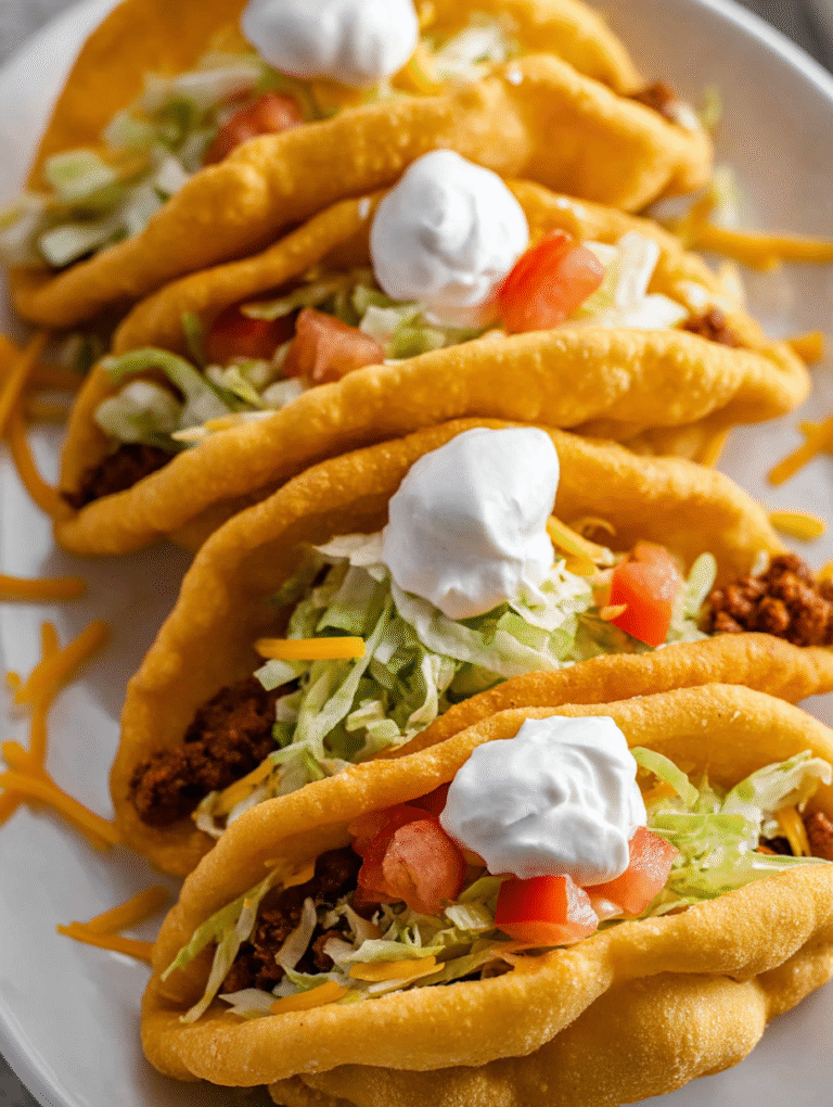 Homemade Chalupa Shells with Classic Taco Fillings