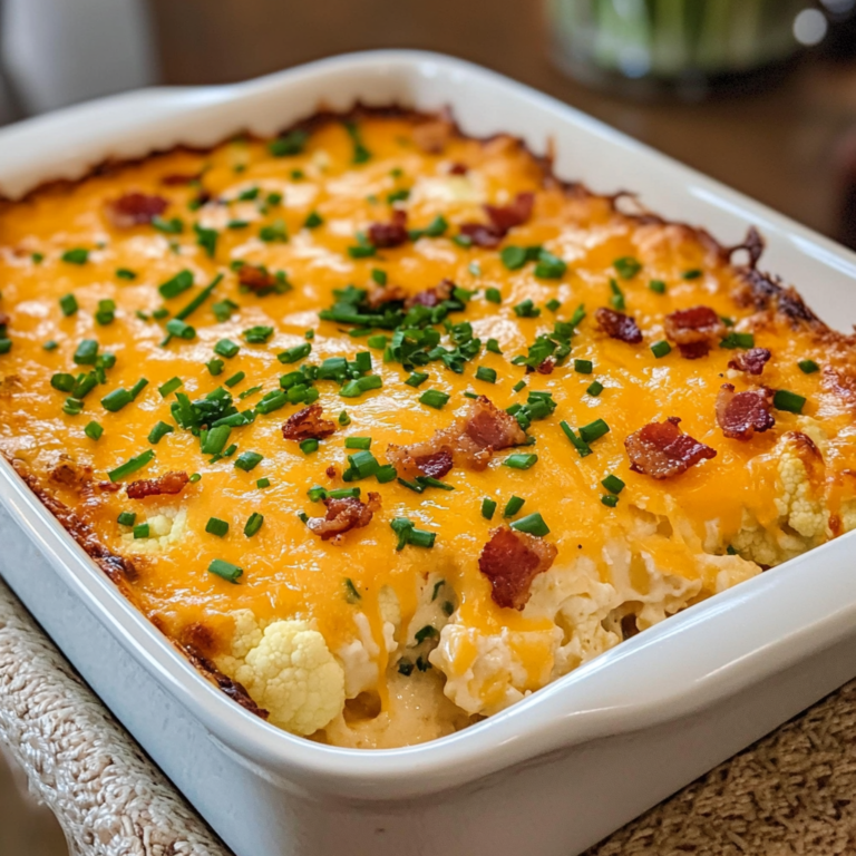 Loaded Cauliflower Casserole