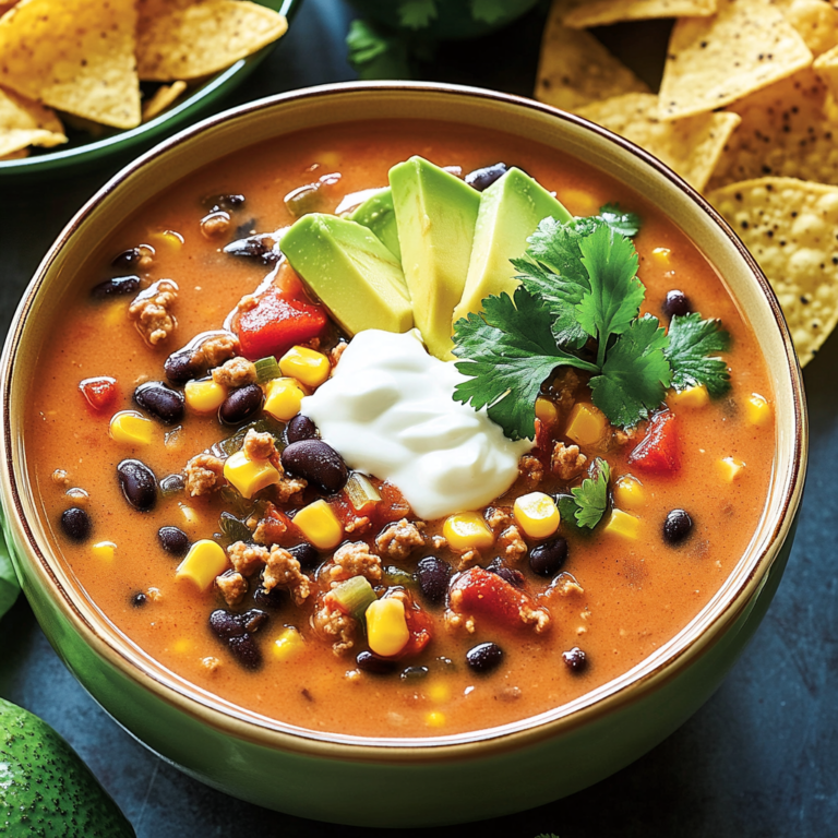 Slow Cooker Nacho Soup