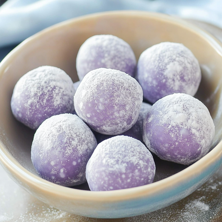 White Chocolate Blueberry Truffles