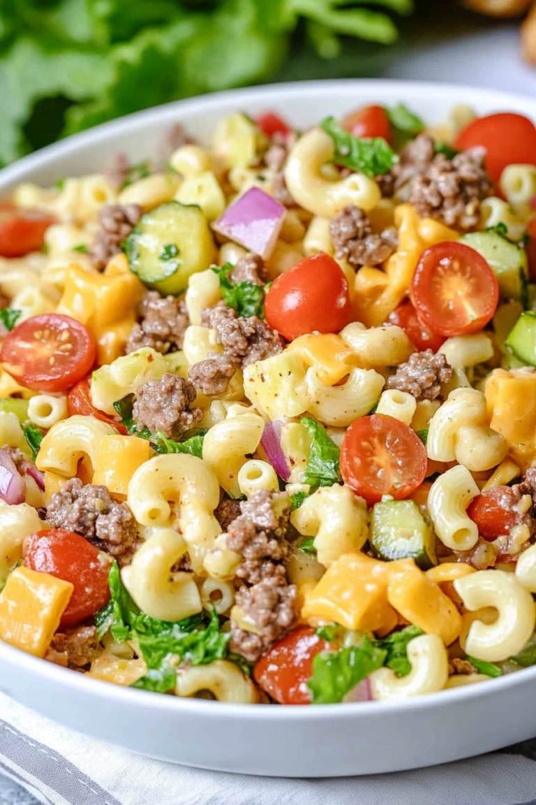 Big Mac Pasta Salad