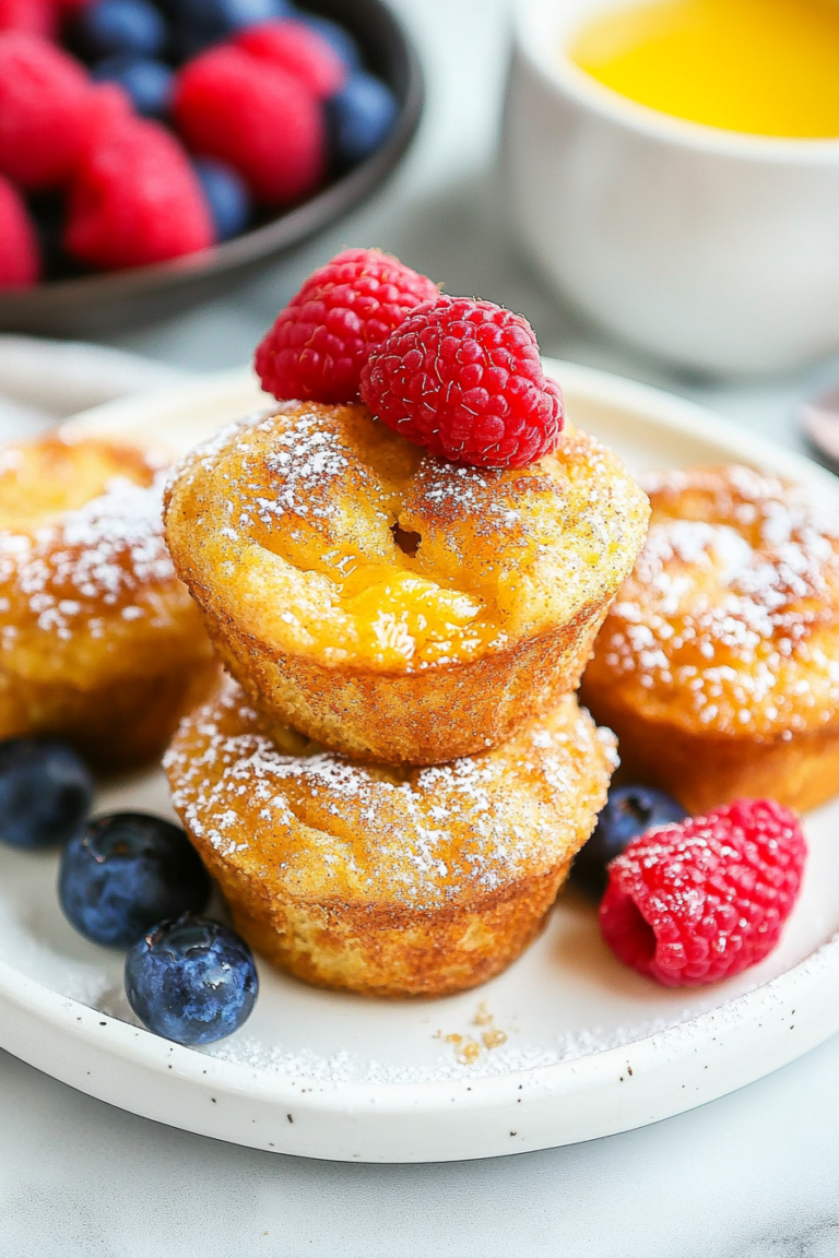Cinnamon Sugar French Toast Muffins