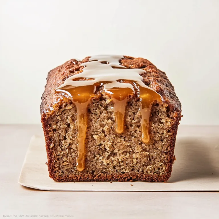 Salted Caramel Banana Bread