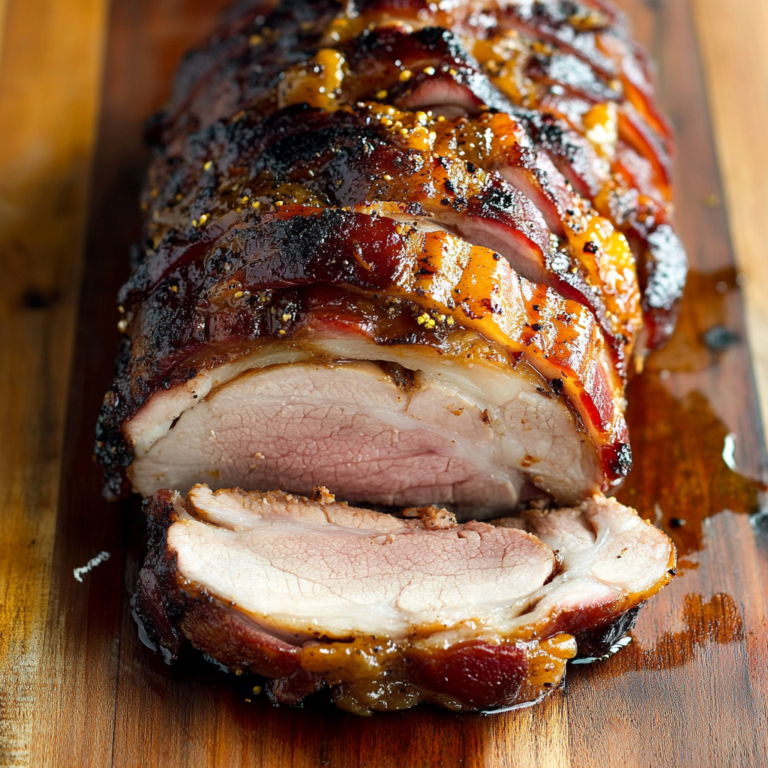 Bacon Brown Sugar Pork Tenderloin