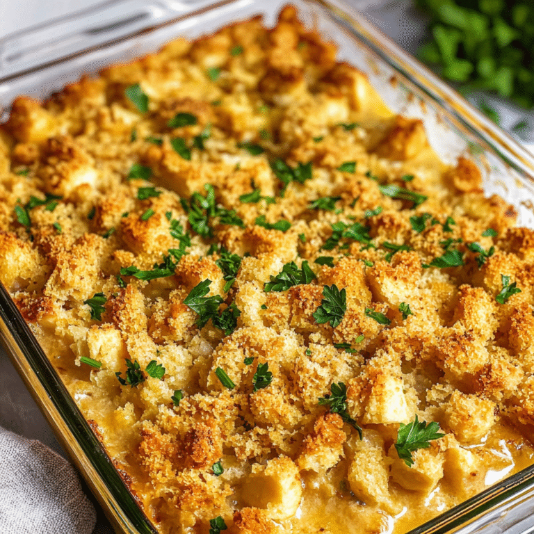 Chicken Stuffing Casserole