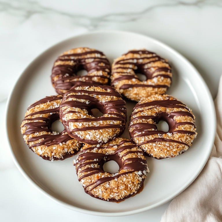 Easy No-Bake Samoa Cookies