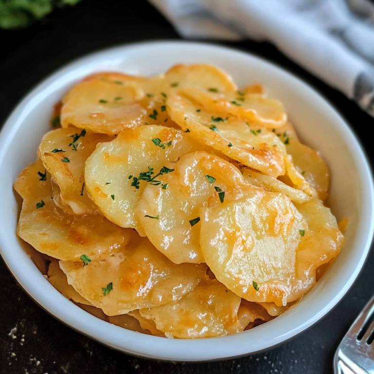 Slow Cooker Scalloped Potatoes