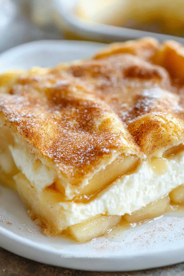 Apple Cheesecake Danish Bars