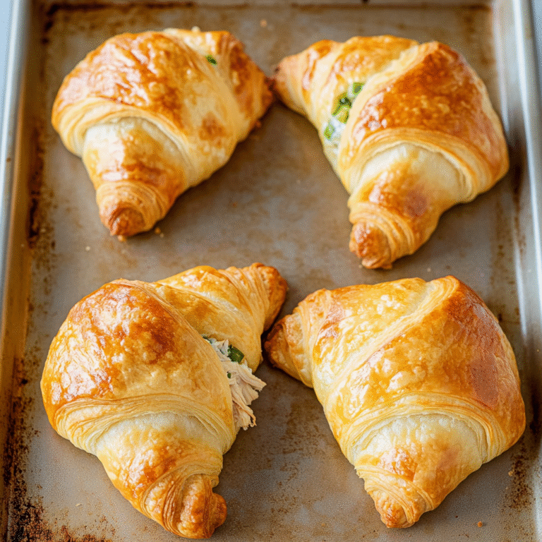 Chicken Cream Cheese Croissants
