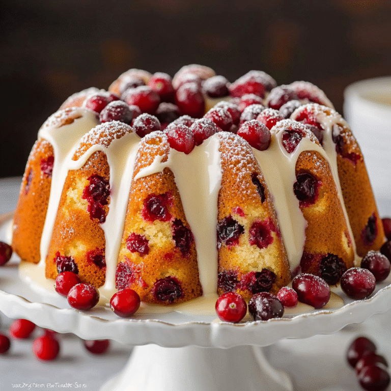 Cranberry Orange Bundt Cake