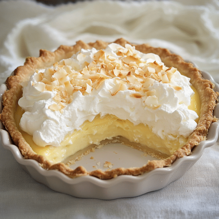 Old-Fashioned Coconut Cream Pie