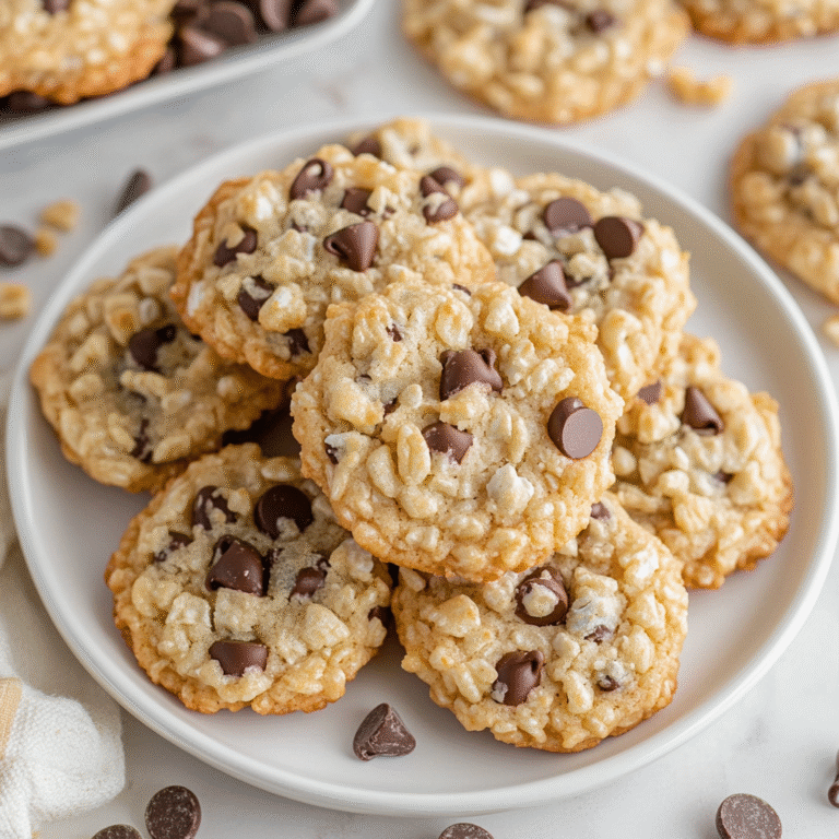 Rice Krispie Chocolate Chip Cookies