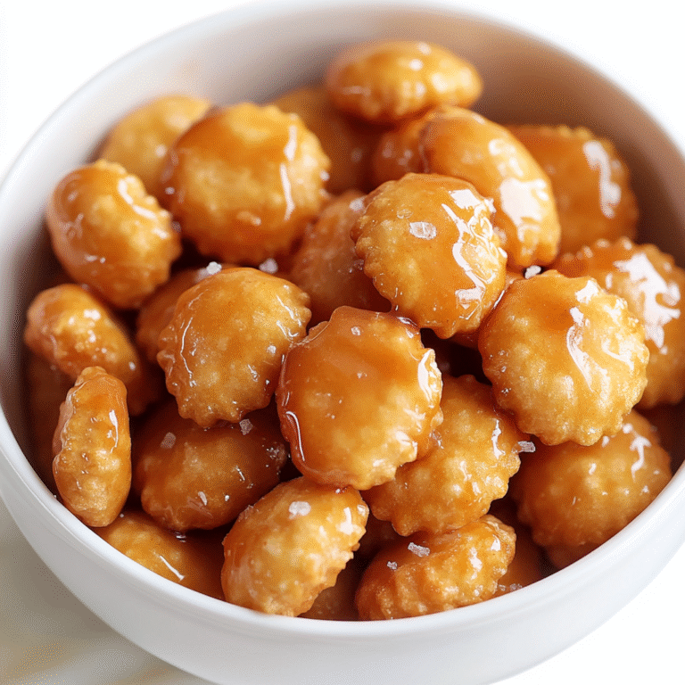 Salted Caramel Cracker Bites