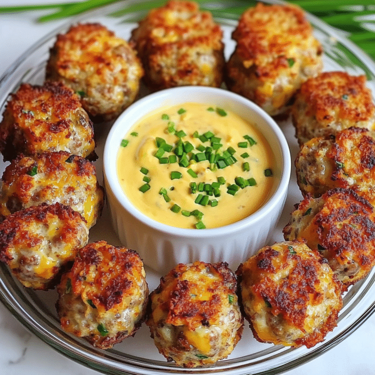 Sausage Hashbrown Bites