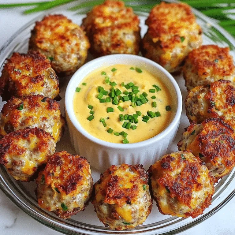 Sausage Hashbrown Bites