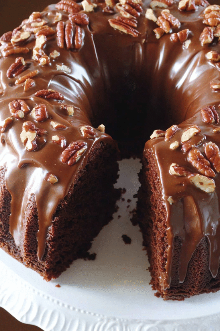 Texas Sheet Cake Bundt Cake Recipe