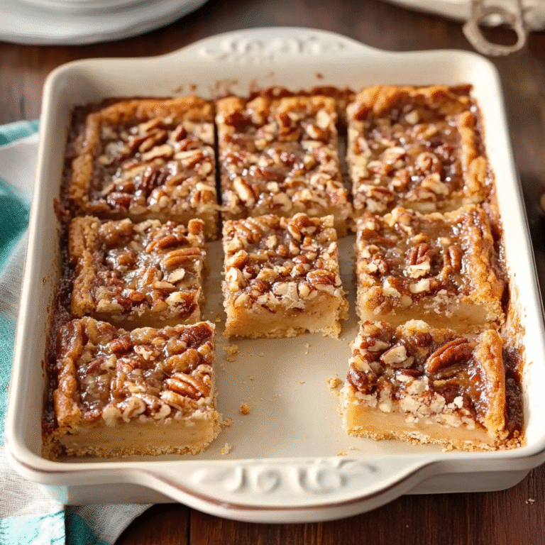 Toffee Pecan Dream Bars