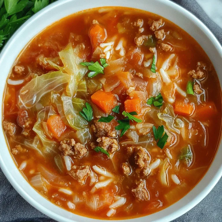 Cabbage Roll Soup