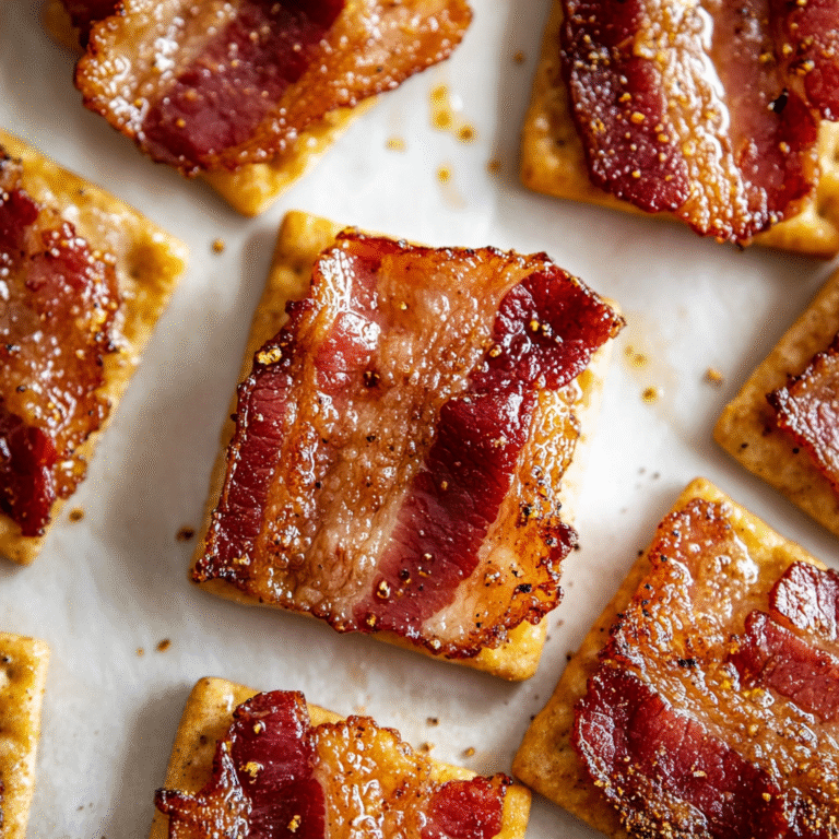Crackers with Bacon Flavor