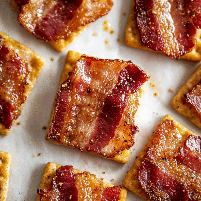 Crackers with Bacon Flavor