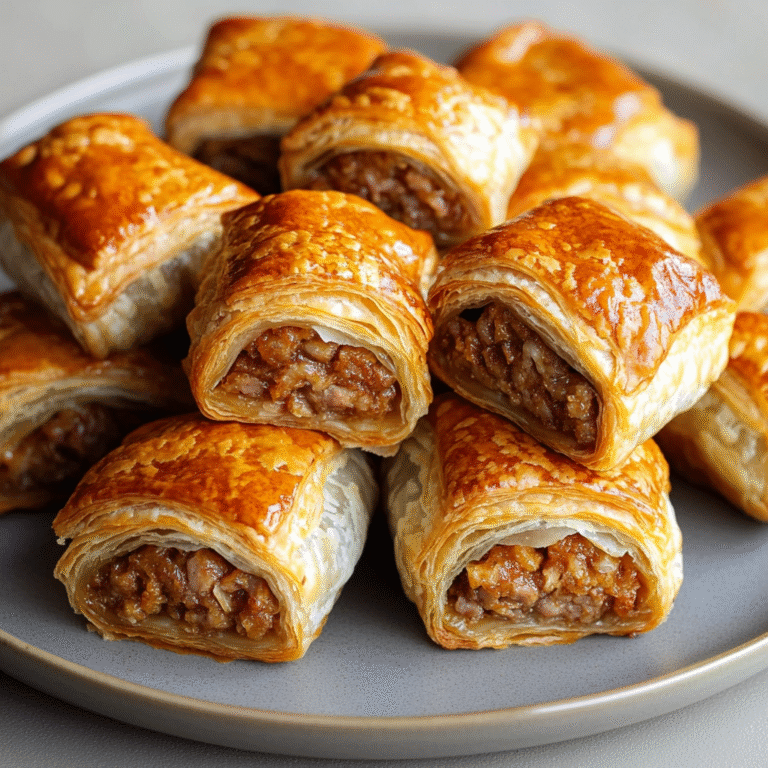 French Onion Sausage Rolls