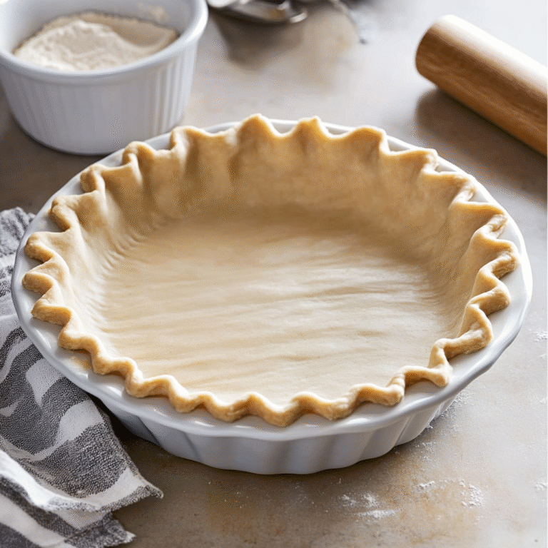 Grandmother’s Pie Crust Recipe