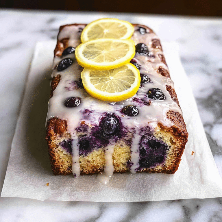 Lemon Blueberry Yogurt Loaf
