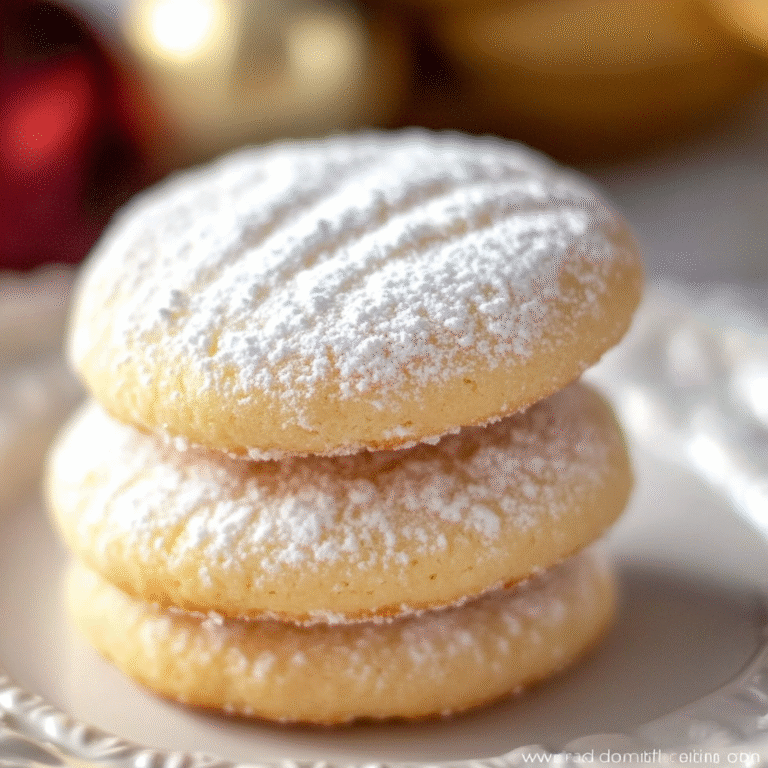 Melting Moments Cookies