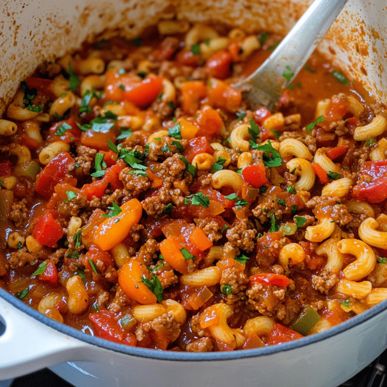 One-Pot Goulash Delight