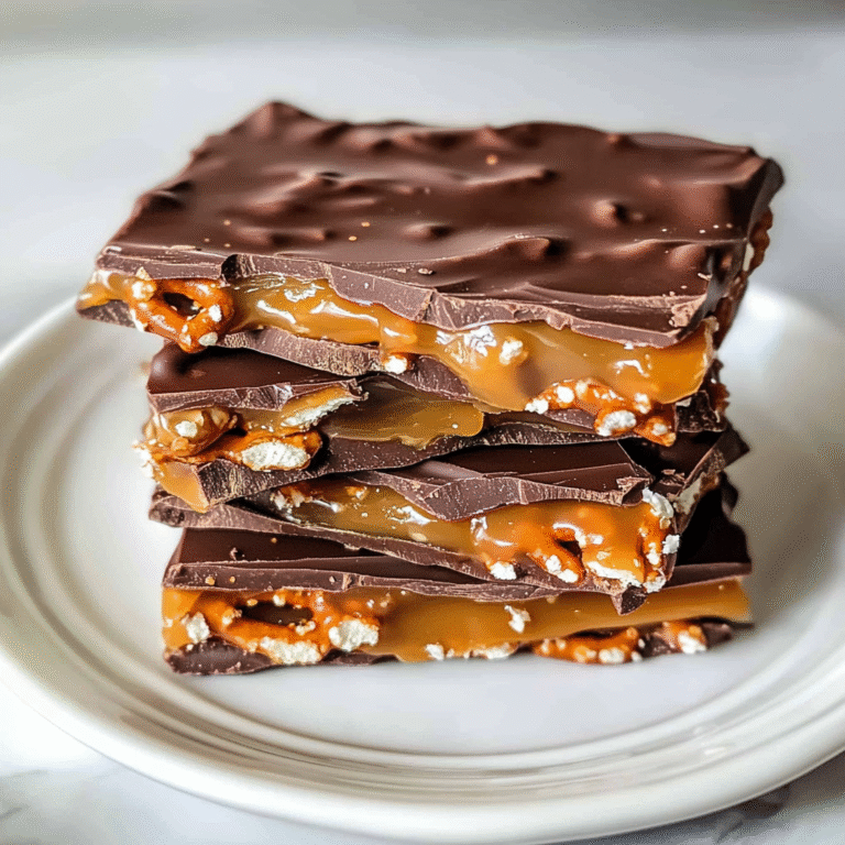 Decadent Chocolate Caramel Pretzel Bark
