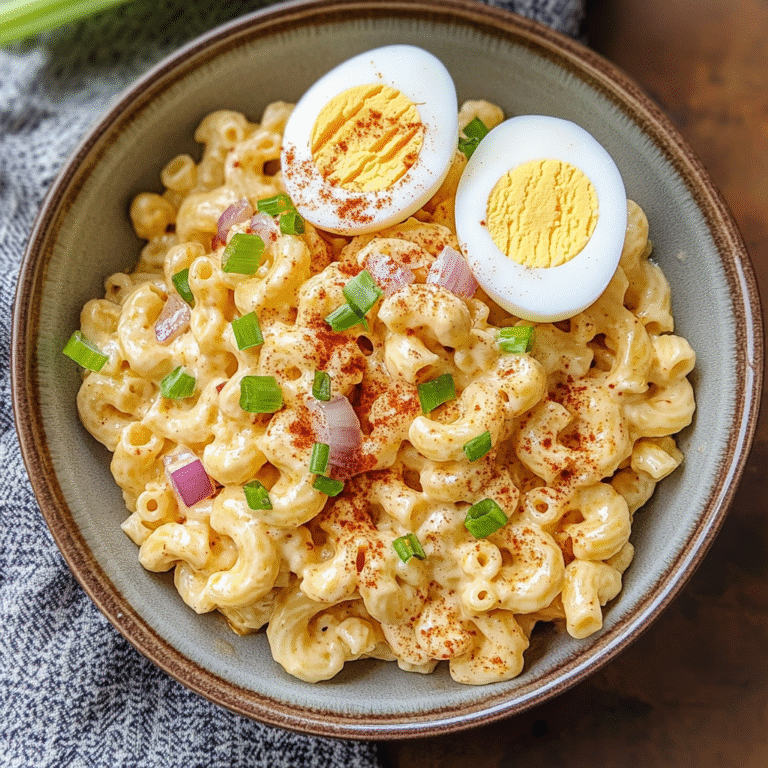 Deviled Egg Pasta Salad Recipe