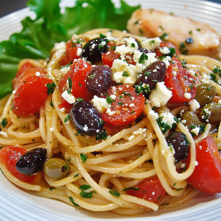 Greek Spaghetti Recipe