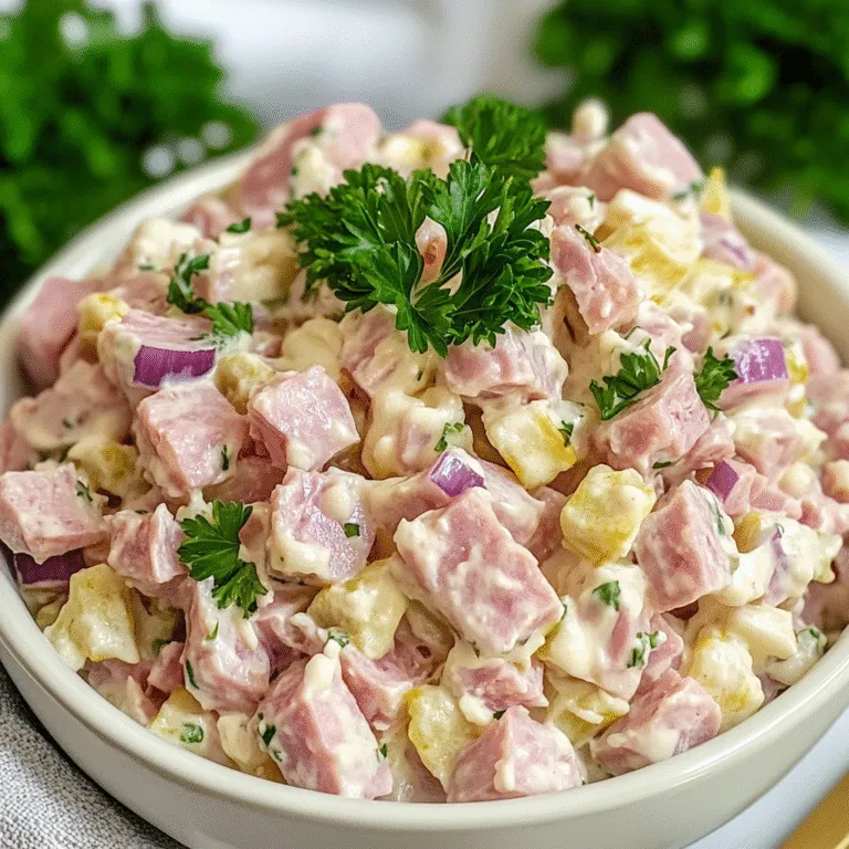 Southern Deviled Ham Salad